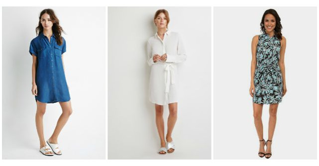 Ideal pentru zilele caniculare: rochia tip camasa!