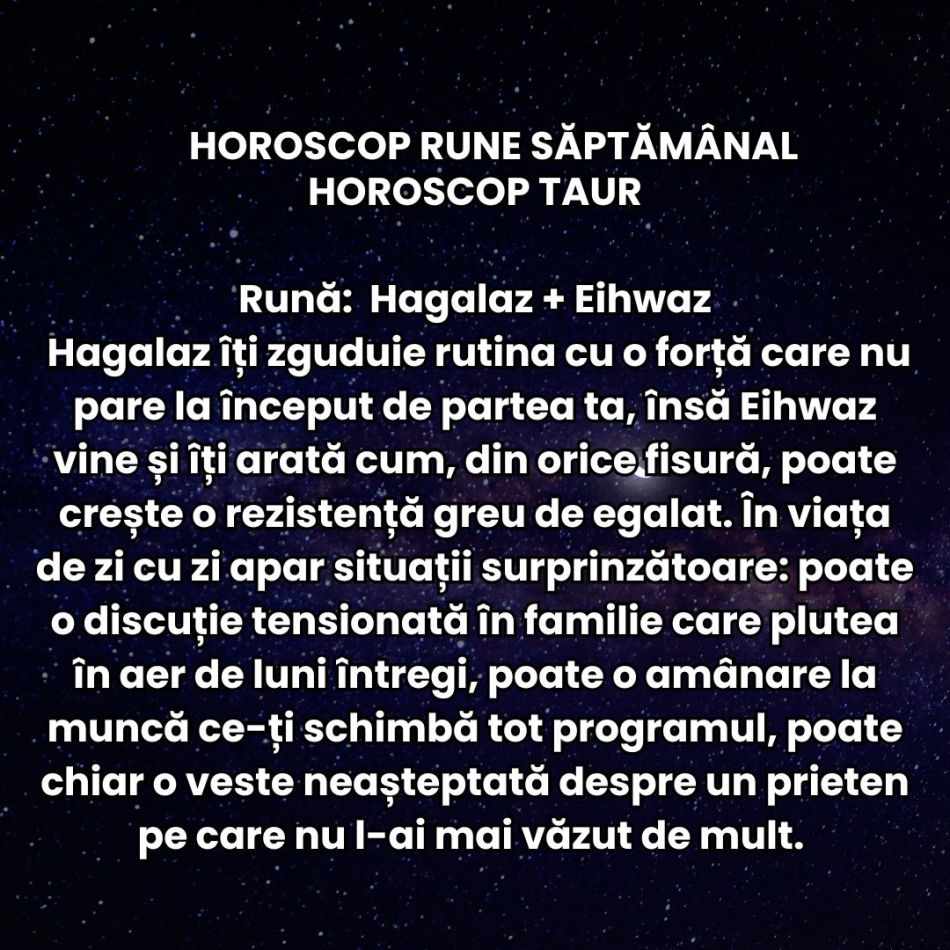 Horoscop Rune săptămâna 29 dec-4 ian 2026: Luna Plină în Rac ne alină oboseala și ne oferă resursele pentru an plin de reușite