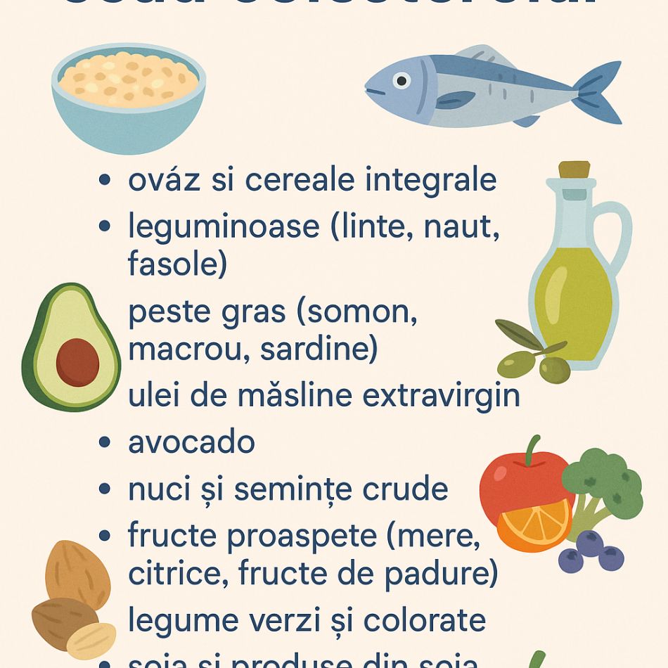 Colesterol rău sau colesterol bun? Ce înseamnă HDL și LDL pe înțelesul tuturor si care e dieta ce ține în frâu colesterolul