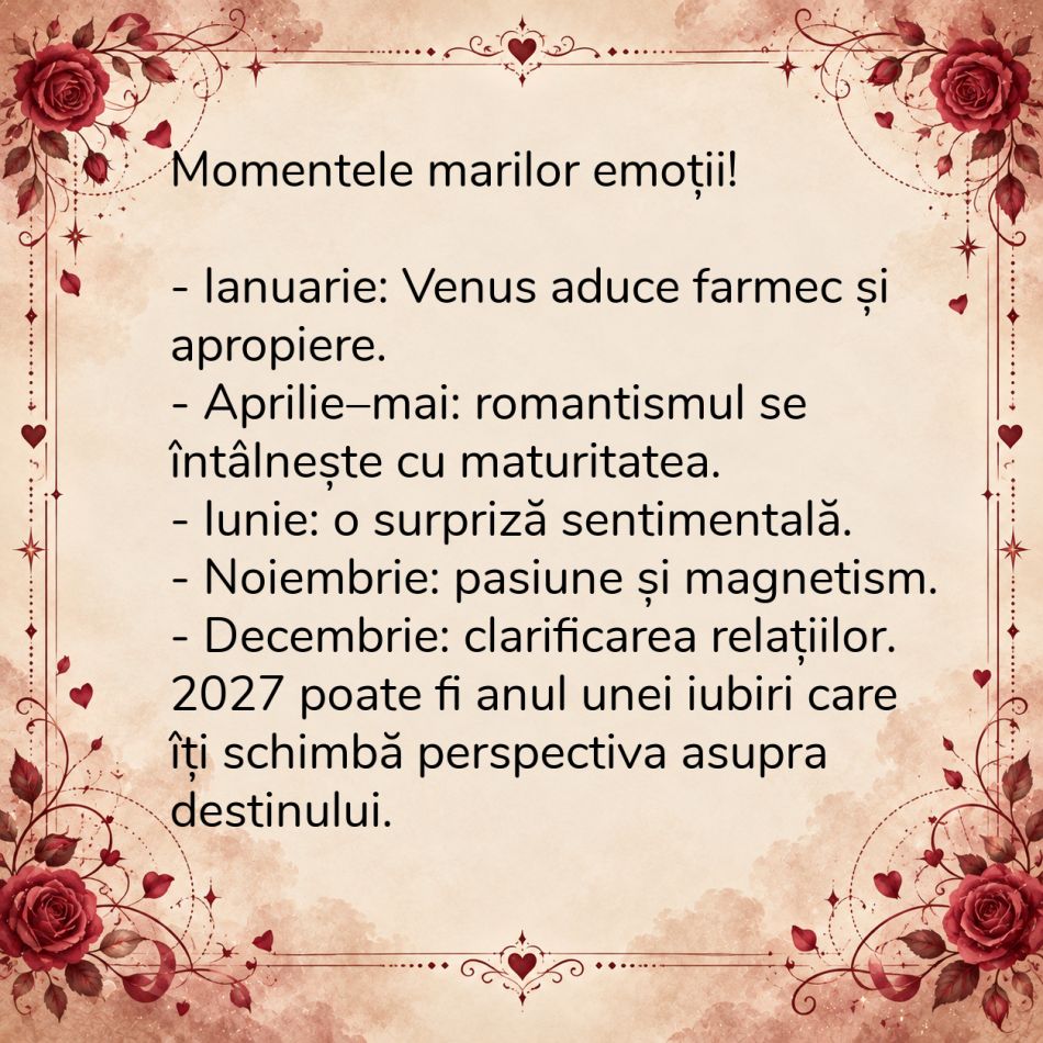 Cineva le va spune TE IUBESC când se așteaptă mai puțin! În 2027 Săgetătorilor li se pregătește o POVESTE de iubire ravisantă