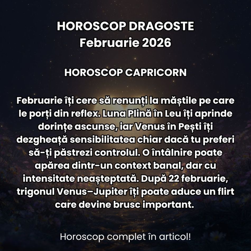 Horoscop Dragoste Februarie 2026: În luna iubirii, eclipsa ne prinde cu alegeri grele: dragostea din trecut vs. cea din prezent