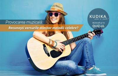 Provocare muzicala: Recunosti versurile acestor melodii celebre?