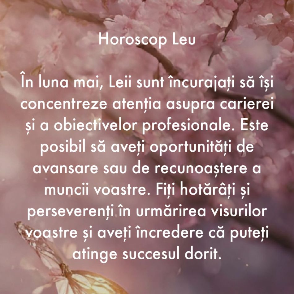 Horoscop mai 2024. Ultima lună de primăvară este luna transformării. Preluăm puterea și controlul asupra vieții noastre 