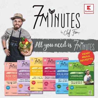 Kaufland Romania si Chef Foa lanseaza gama de produse gata-preparate 7 Minutes