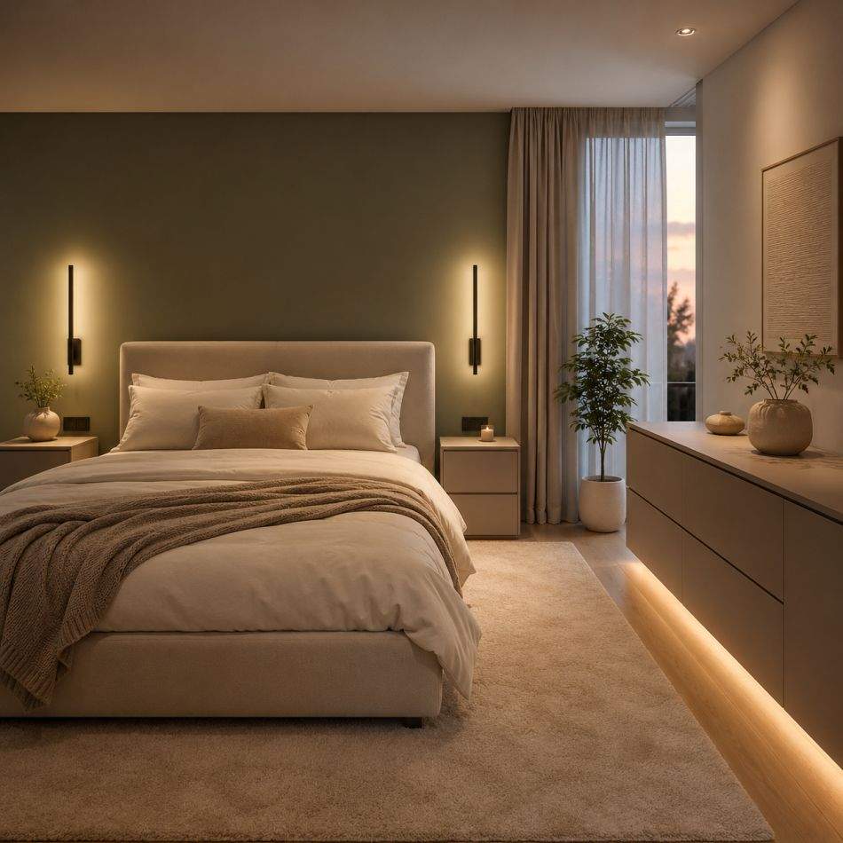 Dormitorul care te ajută să dormi mai bine: lumină, textile, culori, ordine
