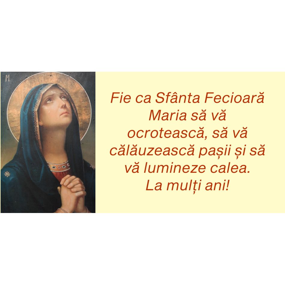   Felicitari creștine de Sfânta Maria