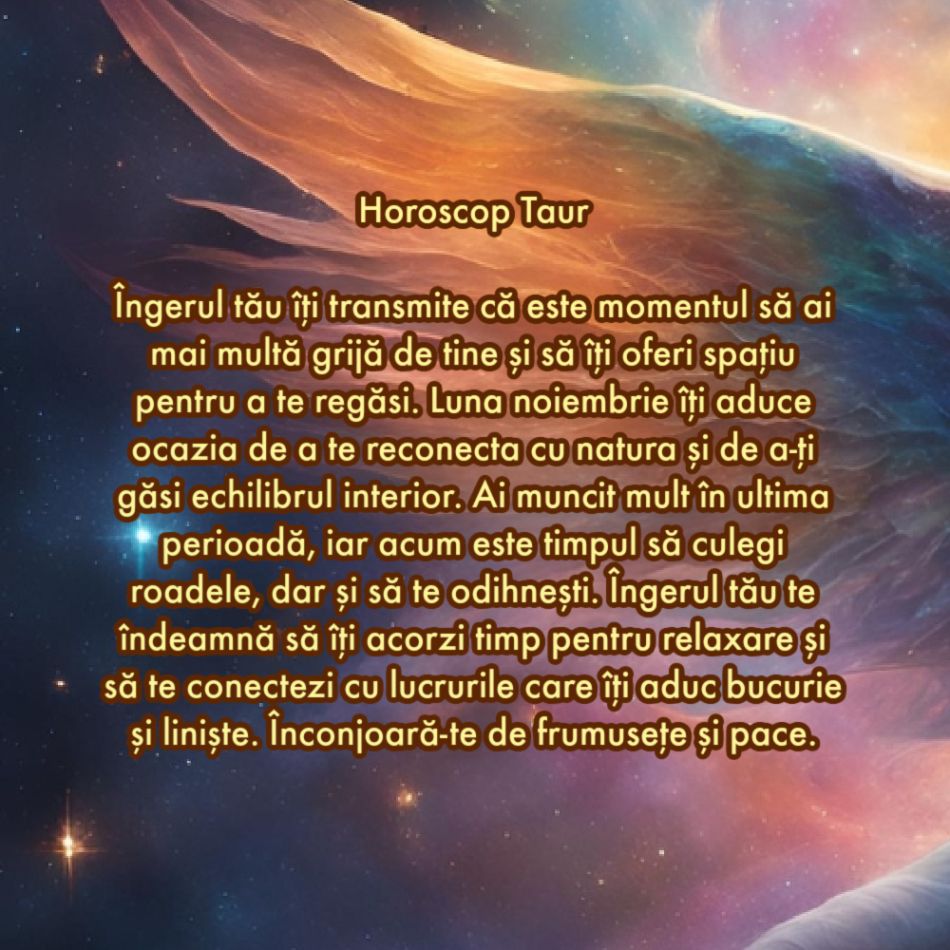 Ultima lună de toamnă aduce daruri magice. Mesajul îngerului păzitor pentru zodia ta pentru noiembrie