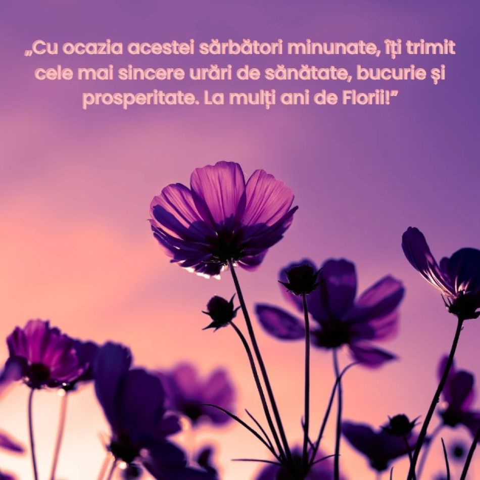 Mesaje de Florii. Cele mai frumoase urări pentru sărbătoriții acestei zile
