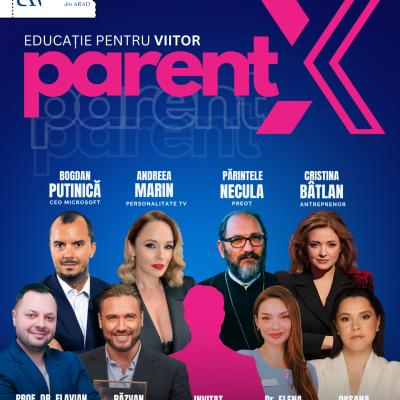 PARENTX- evenimentul care a revoluționat educația părinților și copiilor în România ajunge la Arad pe 9 noiembrie