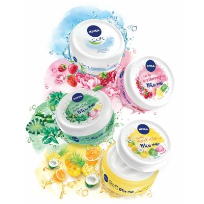 Creează-ți propriul parfum cu noile creme în ediție limitată NIVEA Soft Mix me