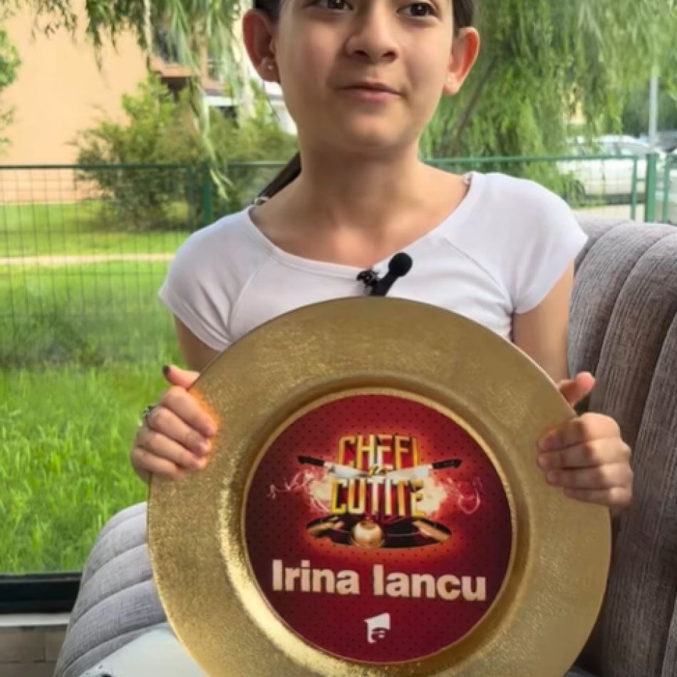 Cine este Irina Maria Iancu, fetița de 11 ani care a câștigat Chefi la cuțite–Viitorul are gust. Povestea micuței concurente