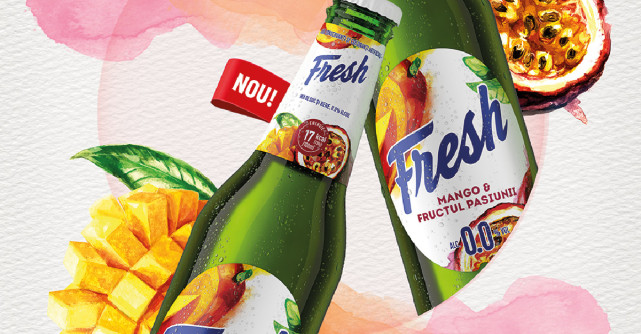 Bergenbier S.A. lansează Fresh 0.0 Mango și Fructul Pasiunii