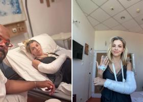 Andreea Ibacka, primele declarații după accidentul rutier suferit pe motocicletă alături de Cabral