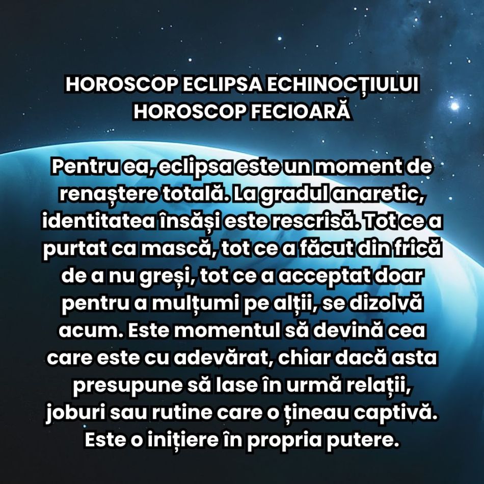 Eclipsa Echinocțiului din 21 septembrie: Momentul de cumpănă aduce revelații și decizii ireversibile care rescriu destinul