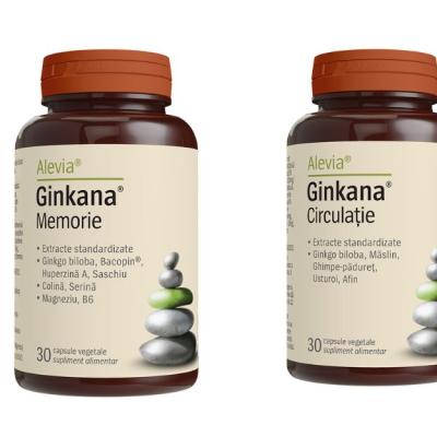 Ginkana, inovație pentru memorie și circulație de la Alevia