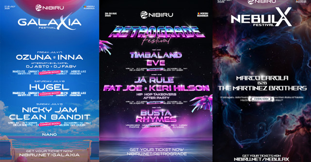 NIBIRU: 90 de artiști și festivaluri noi, în cel mai mare anunț de până acum, dezvăluit într-un live-maraton de 5 ore