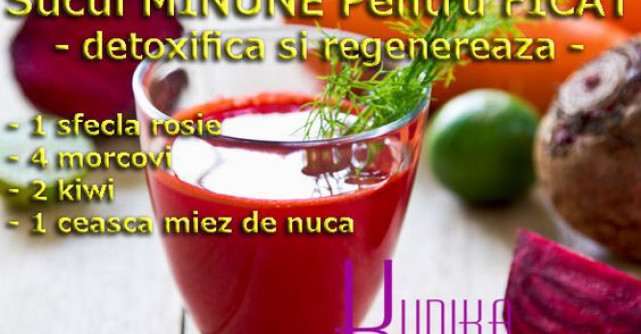 Sucul-MINUNE care regenereaza FICATUL