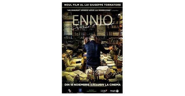 ENNIO, filmul-tribut al lui Giussepe Tornatore,  din 18 noiembrie pe marile ecrane din România