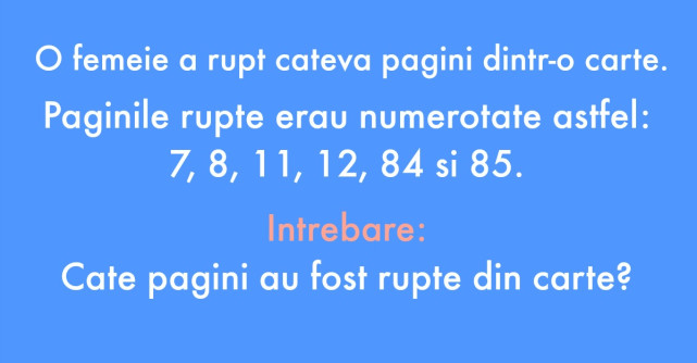 Problema de matematica la care, cel mai probabil, nu vei ghici raspunsul corect