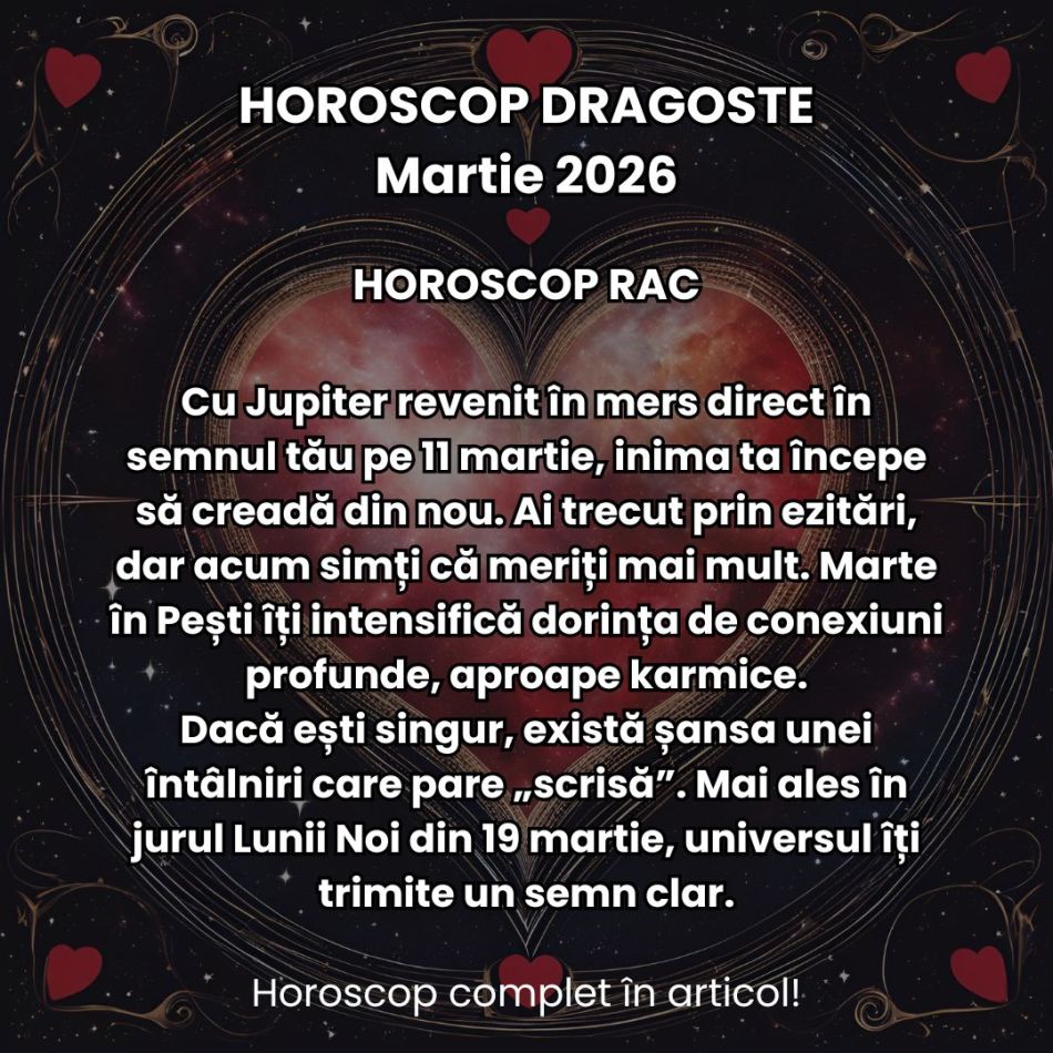 Horoscop Dragoste Martie 2026: Deciziile romantice grele nu mai pot fi amânate, iar rănile inimii se redeschid