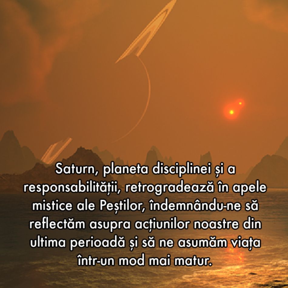 Pe 17 iunie Saturn retrogradează în Pești pentru a ne vindeca de traumele trecutului și de a ne realinia la karma destinului