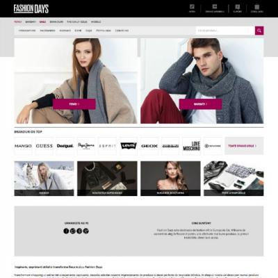 Fashion Days lanseaza o noua interfata pentru platforma online, ca parte a noului model de business