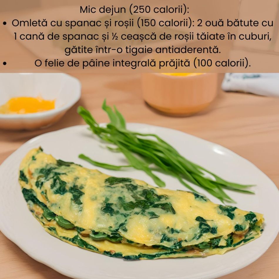 Slăbește sănătos: Meniul detaliat de 1000 de calorii pe zi cu 3 mese și gustare