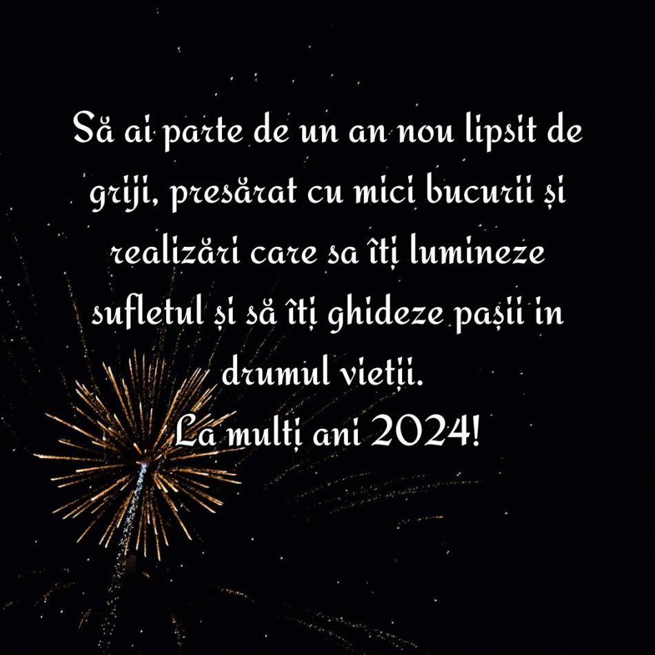Mesaje de Anul Nou 2024: Transmite cele mai bune gânduri persoanelor dragi din viața ta! 