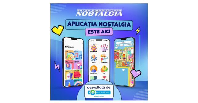 NOSTALGIA anunță parteneriatul cu eSolutions  și lansează aplicația oficială a festivalului