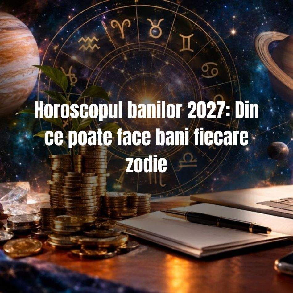 Horoscopul banilor 2027: Din ce poate face bani fiecare zodie