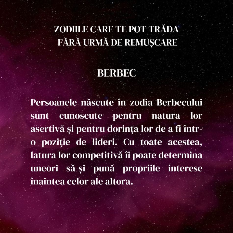Aceste 6 zodii te pot trăda fără nicio urmă de remușcare