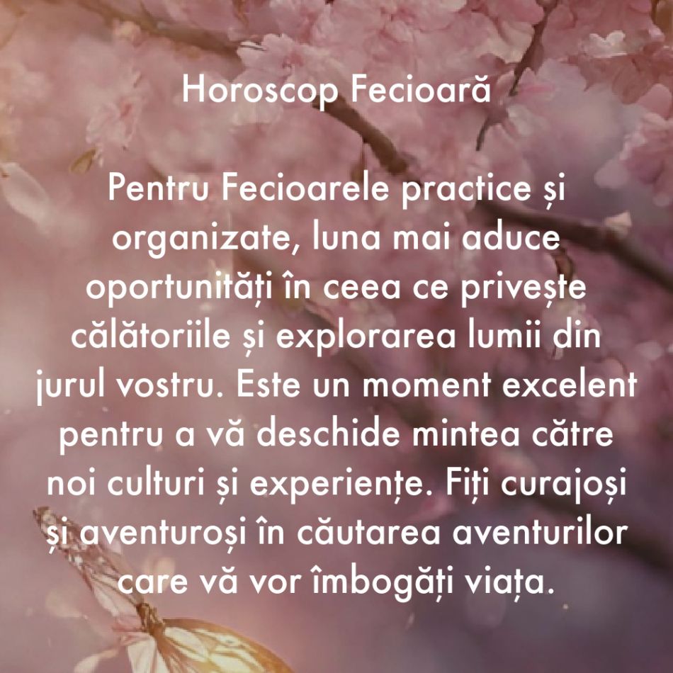 Horoscop mai 2024. Ultima lună de primăvară este luna transformării. Preluăm puterea și controlul asupra vieții noastre 