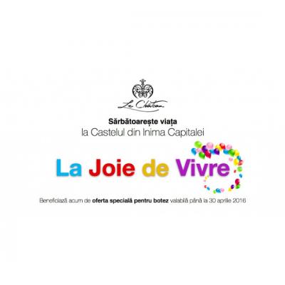 La Joie de Vivre - oferta speciala pentru botezul micutului tau