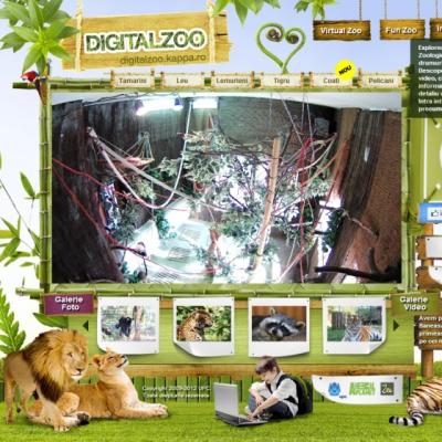 Digital Zoo, singura gradina zoologica virtuala din Romania, are o noua infatisare