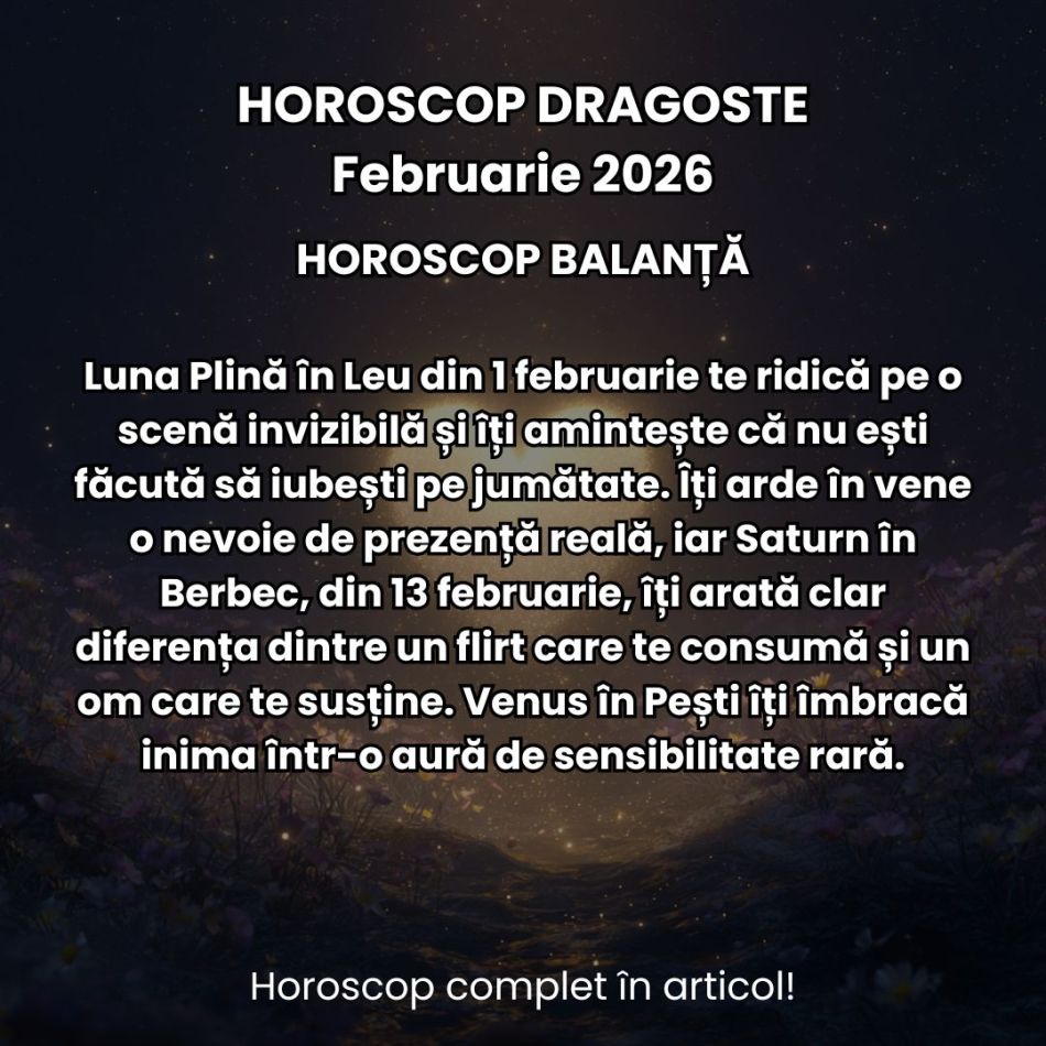 Horoscop Dragoste Februarie 2026: În luna iubirii, eclipsa ne prinde cu alegeri grele: dragostea din trecut vs. cea din prezent