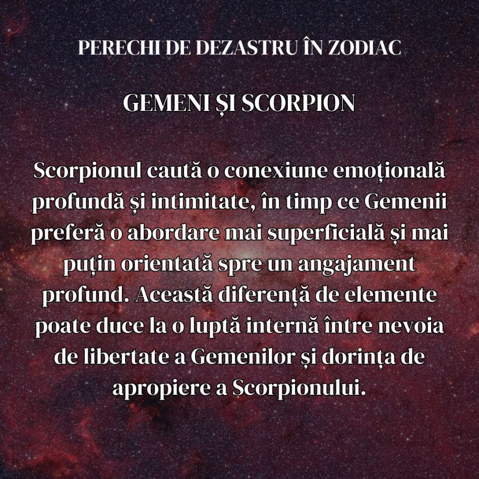 Cele 4 perechi de zodii care-și pot distruge viața unul altuia. Armonia devine un lux rar, iar discordia înflorește