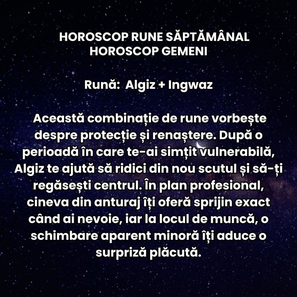 Horoscop Rune săptămâna 1-7 decembrie 2025: Dorințele se clarifică, ieșim din zona de confort și putem finaliza proiecte!