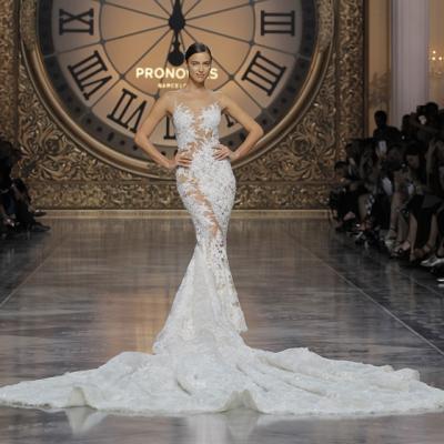 Noua colectie Pronovias a fost prezentata la Barcelona  intr-un fashion show de exceptie