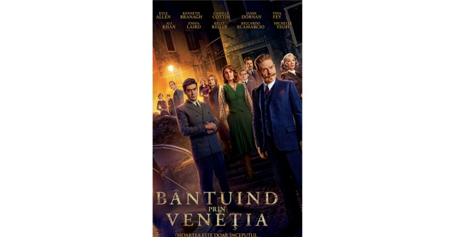 Bântuind prin Veneția marchează spectaculoasa revenire pe marile ecrane a celebrului detectiv Hercule Poirot