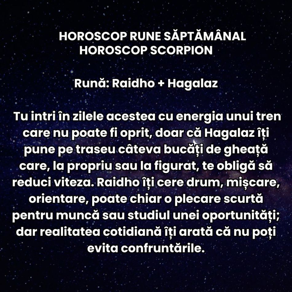 Horoscop Rune săptămâna 12-18 ianuarie 2026: Universul nu ne mai întreabă dacă suntem pregătiți, ci ne forțează să acționăm ACUM