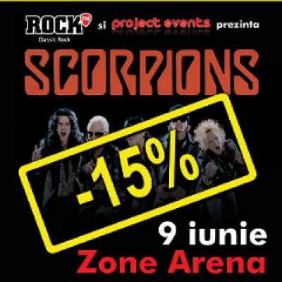 Reduceri pentru biletele la concertul Scorpions!