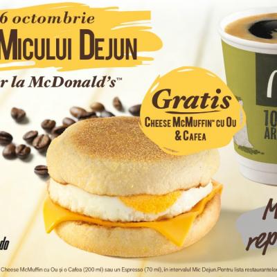 McDonald's face cinste de Ziua Micului Dejun 