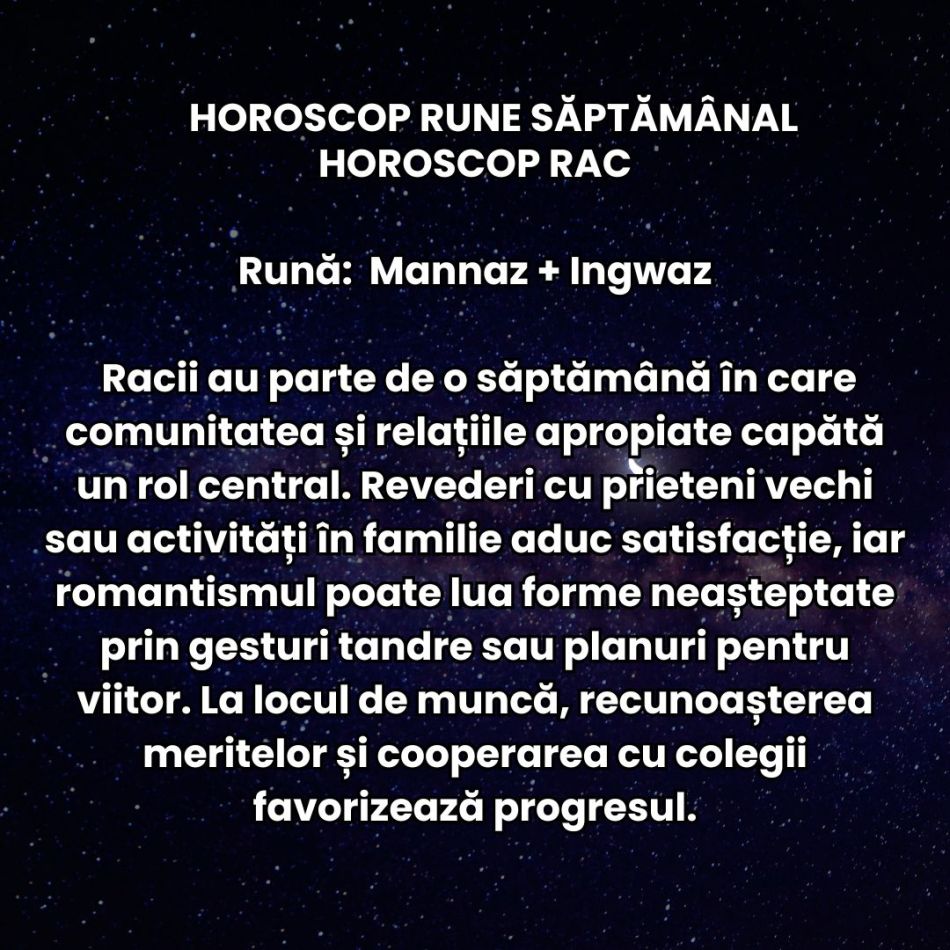 Horoscop Rune săptămâna 27 octombrie – 2 noiembrie 2025: Inițiativa este încurajată și răsplătită! Deschidem uși surprinzătoare!