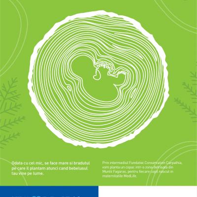 MedLife planteaza un copac pentru fiecare nou-nascut, in proiectul Facem Romania verde