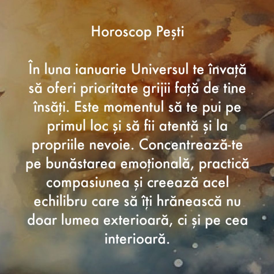 Ce te învață Universul în luna ianuarie 2024 în funcție de zodia în care te-ai născut