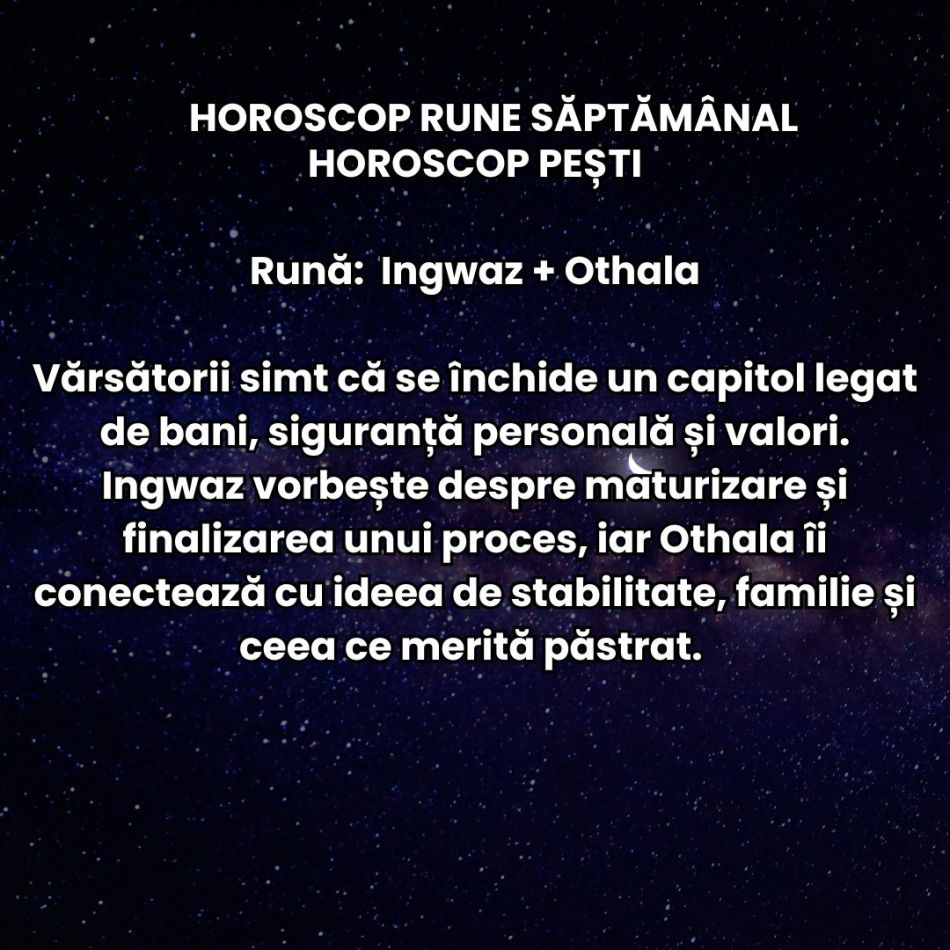 Horoscop Rune săptămâna 24-30 august 2026: Eclipsa de Lună ne face să închidem unele uși pentru totdeauna! Altele se deschid