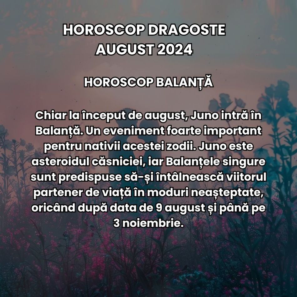 Horoscop Dragoste August 2024: Freamătul cosmic poate aduce o serie de frământări sentimentale care ne vor da o nouă direcție 