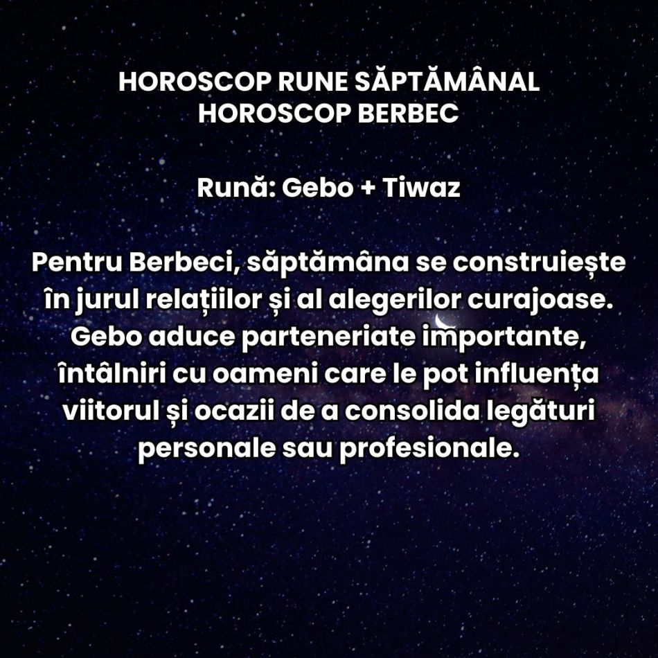Horoscop Rune săptămâna 13-19 iulie 2026: Schimbările de acum sunt ireversibile! Restart emoțional major!
