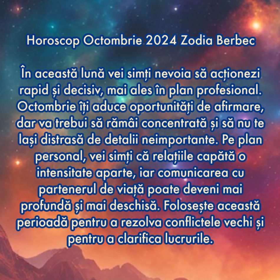 Horoscop octombrie 2024. Toată durerea noastră se transformă în bucurie. Ne naștem a doua oară!