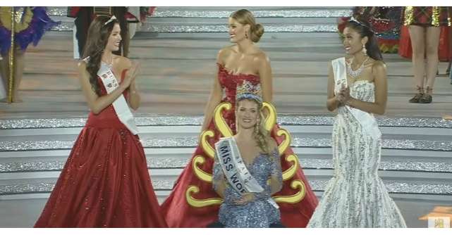 Rochia castigatoarei Miss World 2015 a fost creata de O ROMANCA